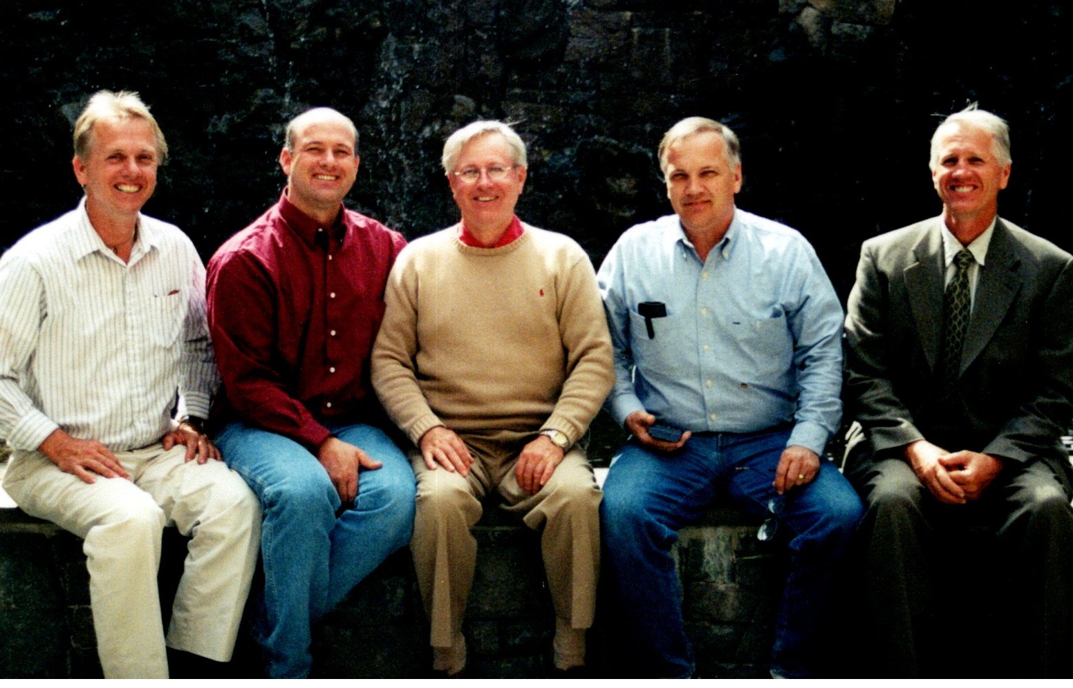 Family picture of the five sons of Robert Palmer Family picture of the five sons of Robert Palmer